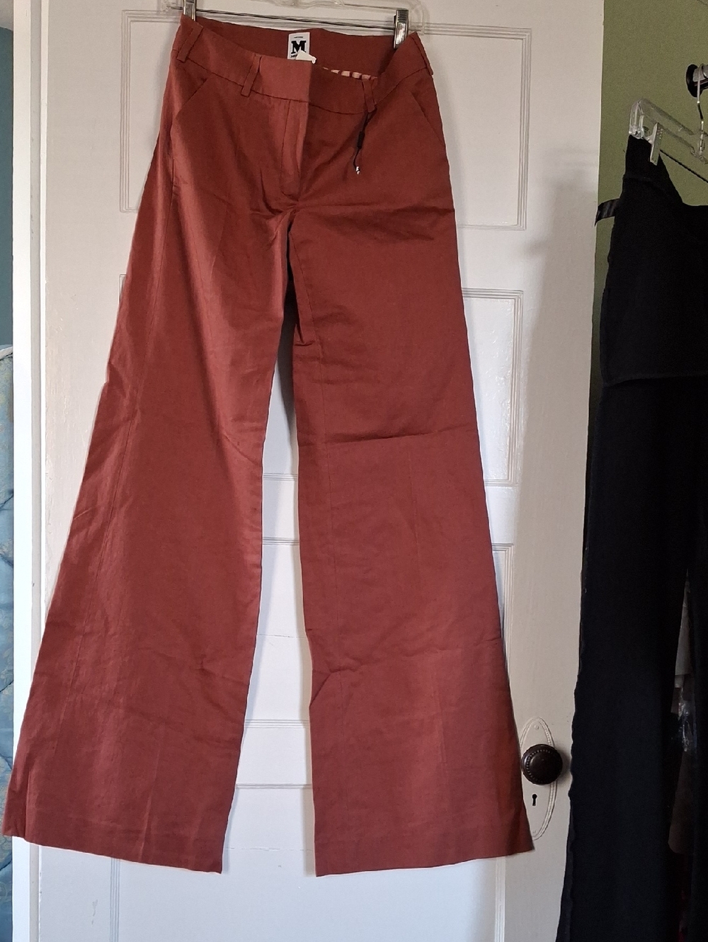 Missoni Linen Wide Leg Rust Pants